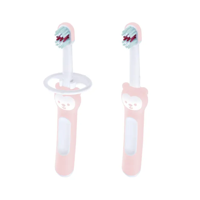 mam-baby-s-brush-spazzolino-bambini-6-mesi-set-da-2-rosa image 1