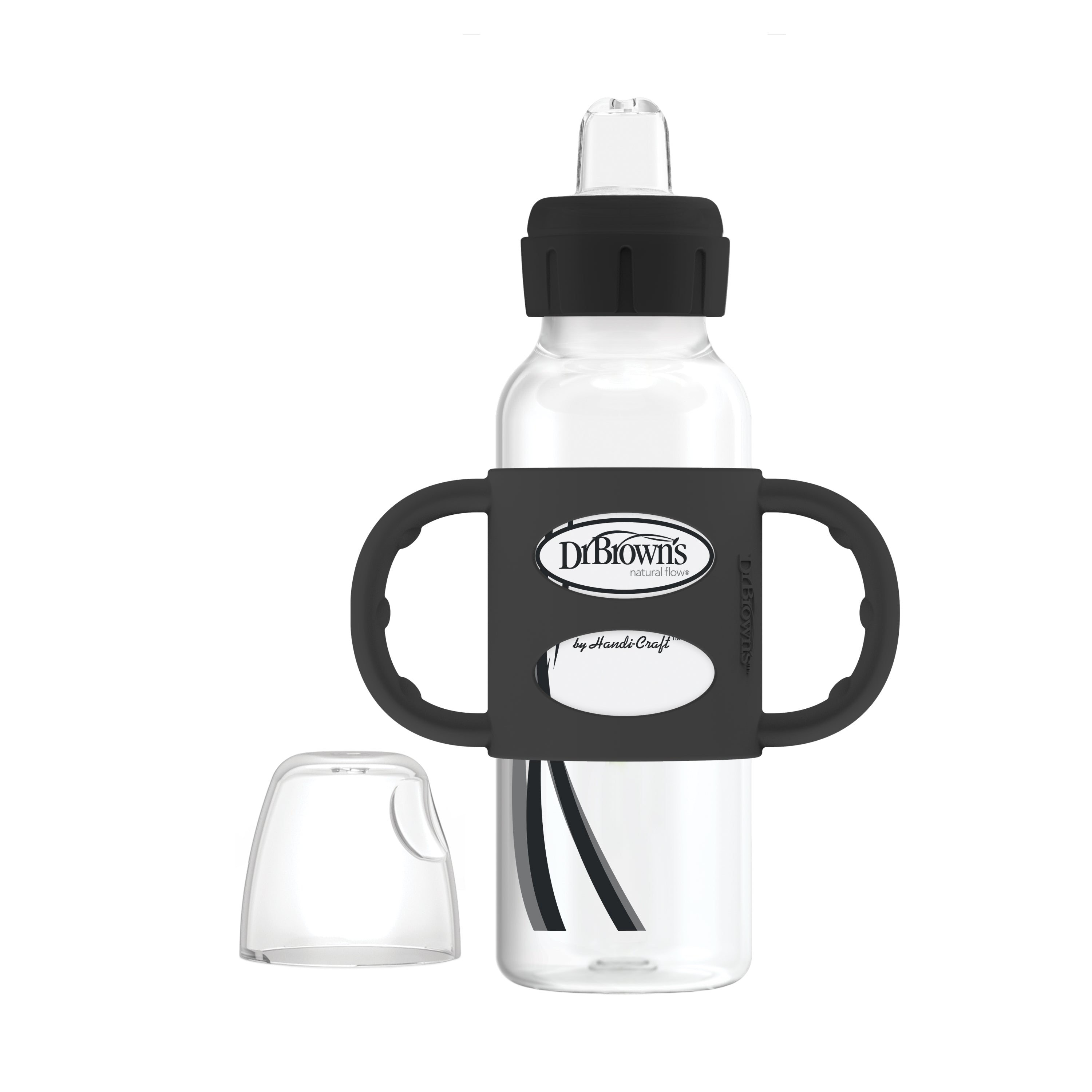 dr-brown-s-milestones-biberon-sippy-con-manici-250-ml-2 image 2