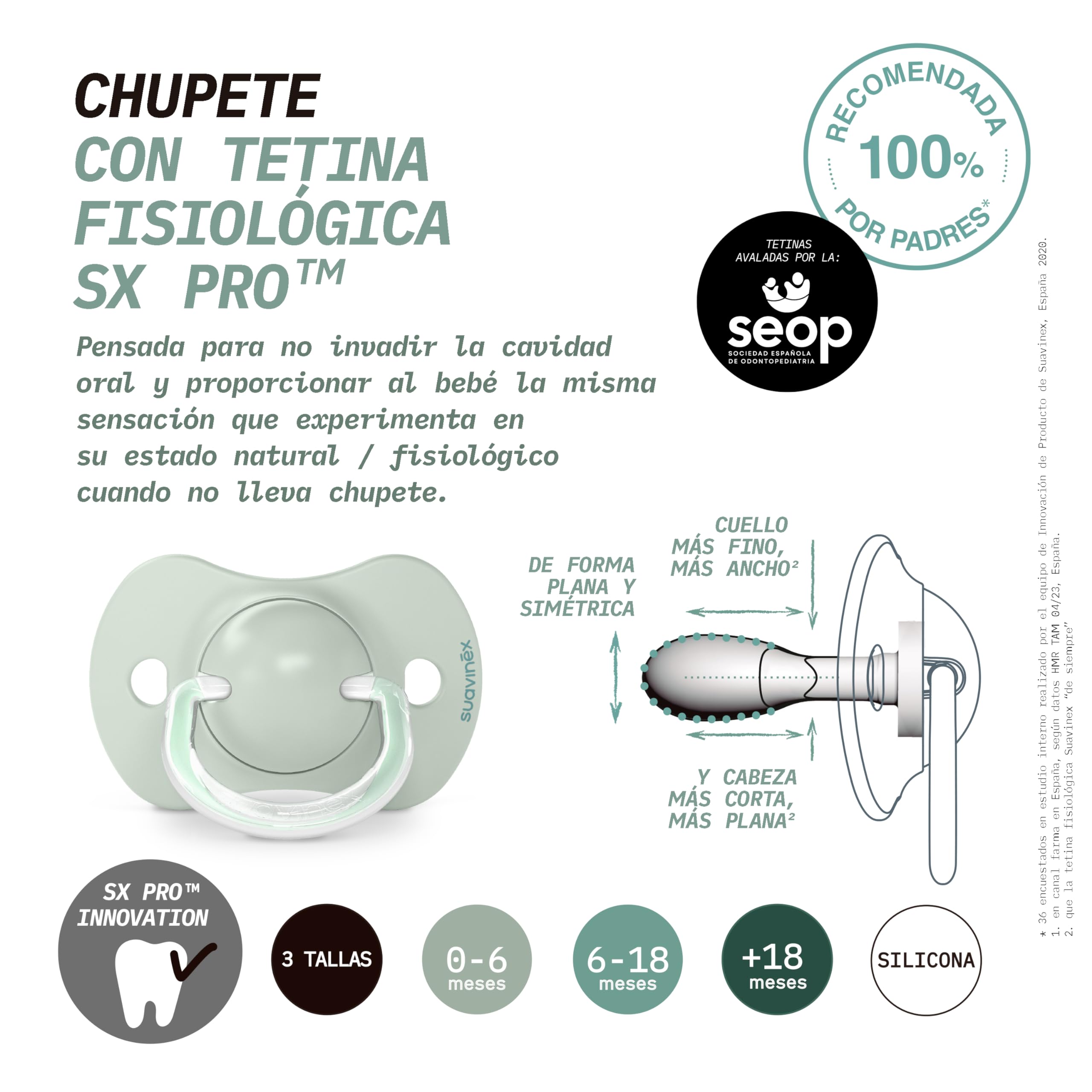 suavinex-sx-pro-ciuccio-18-mesi-silicone-simmetrico-2-pz-wild-free-rosa image 7