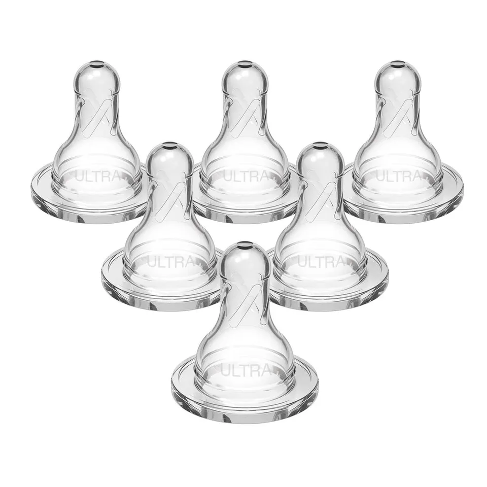 dr-brown-s-natural-flow-tettarella-silicone-ultra-preemie-collo-stretto-6-pezzi image 1