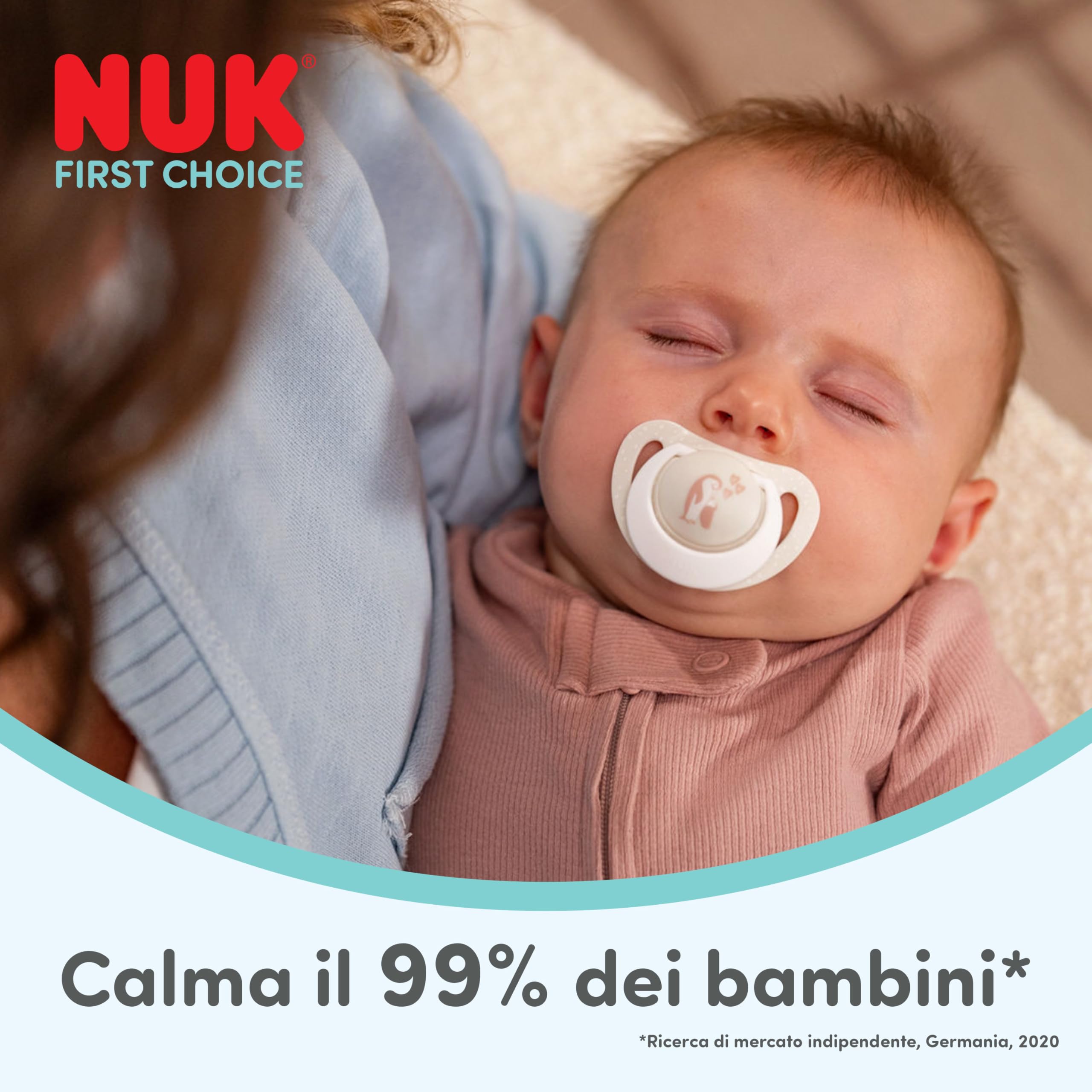 nuk-first-choice-ciuccio-ortodontico-18-36-mesi-tartaruga-e-balena-2-pezzi image 2