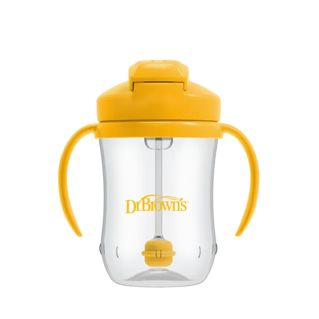 dr-brown-s-milestones-tazza-con-cannuccia-ponderata-neonato image 1
