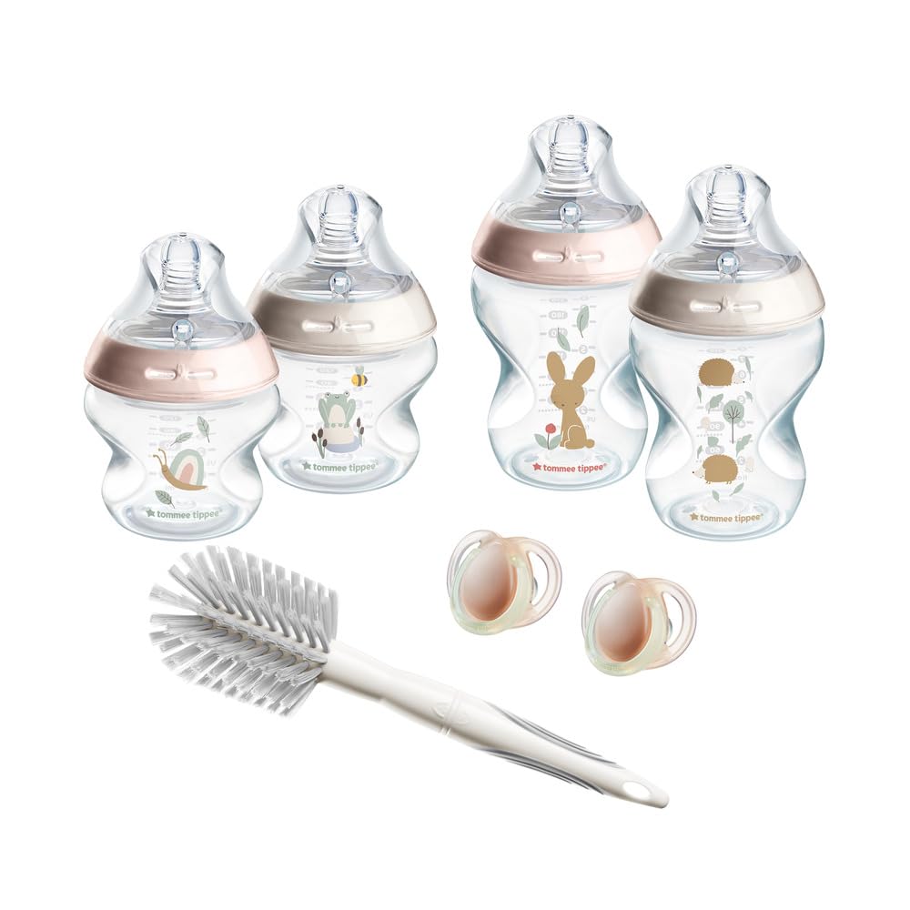 tommee-tippee-natural-start-starter-set-rosa-150ml-260ml-anti-colica-neonato image 1