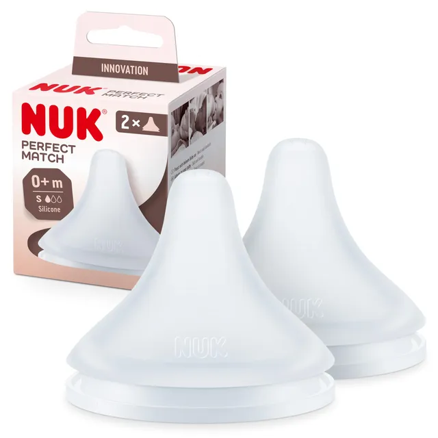 nuk-perfect-match-tettarella-in-silicone-piccola-0-mesi-2-pezzi image 1