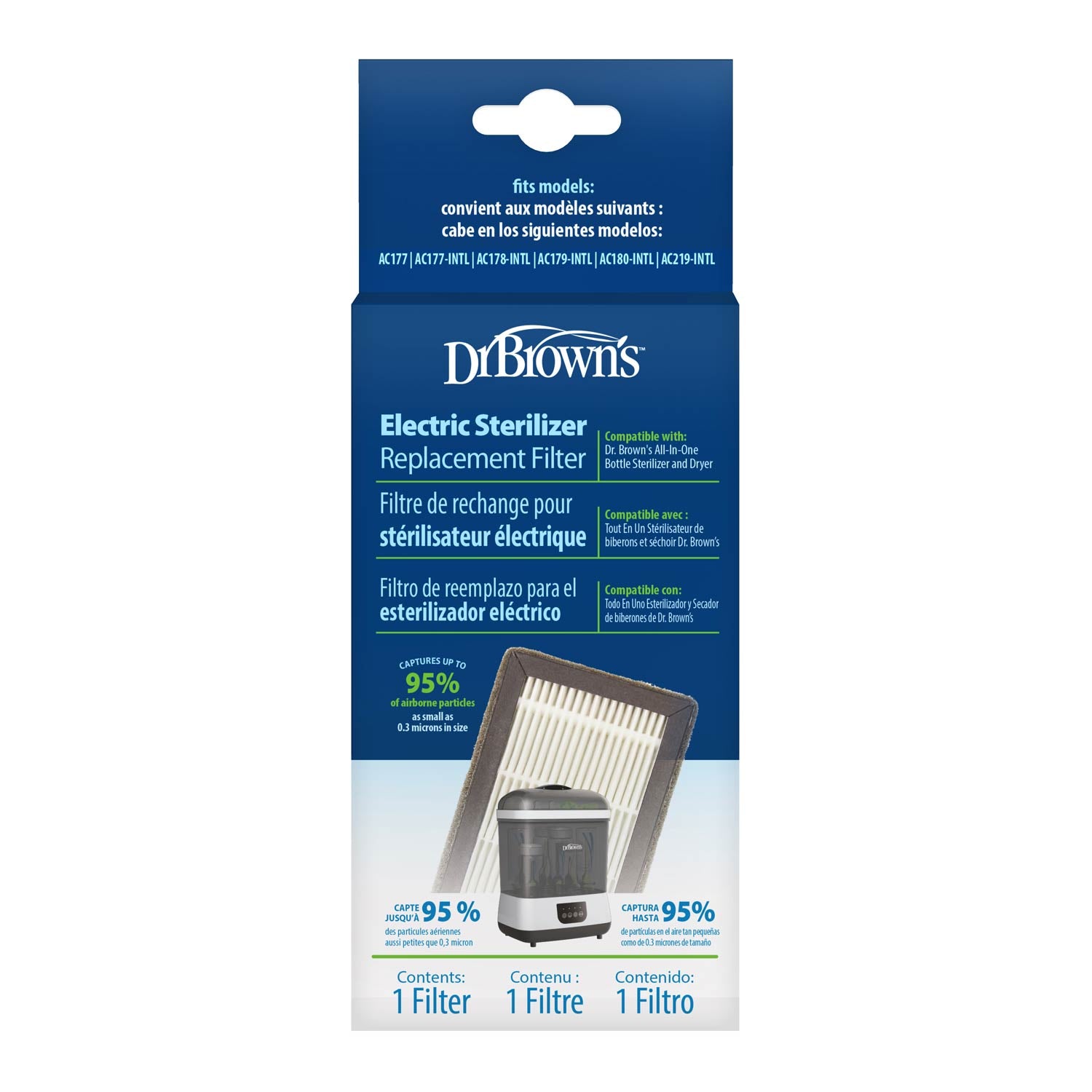 dr-brown-s-filtro-di-ricambio-per-sterilizzatore-e-asciugatore-biberon-filtro-ti image 3