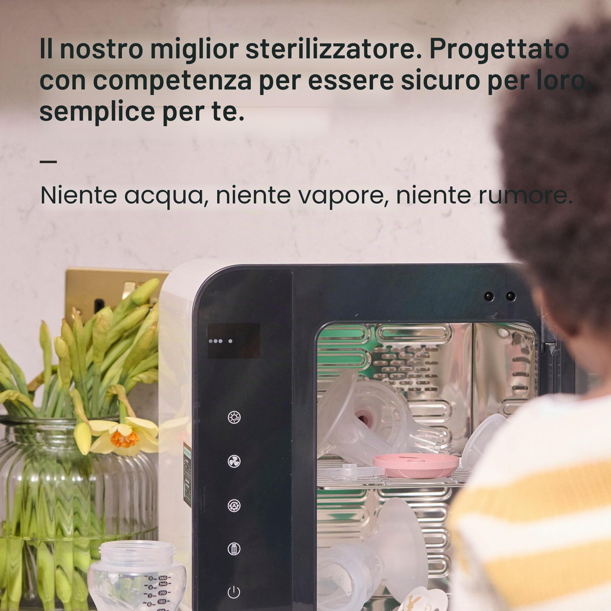 tommee-tippee-sterilizzatore-asciugatore-uv-3-in-1-per-6-biberon-bianco image 5