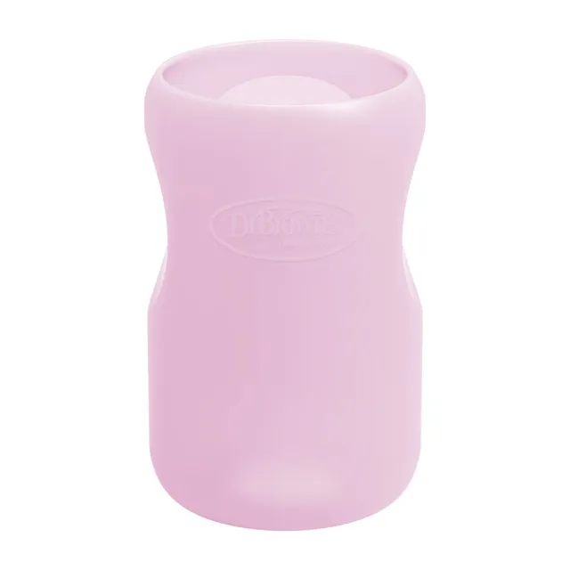 dr-brown-s-natural-flow-options-custodie-in-silicone-per-biberon-in-vetro-a-coll image 1