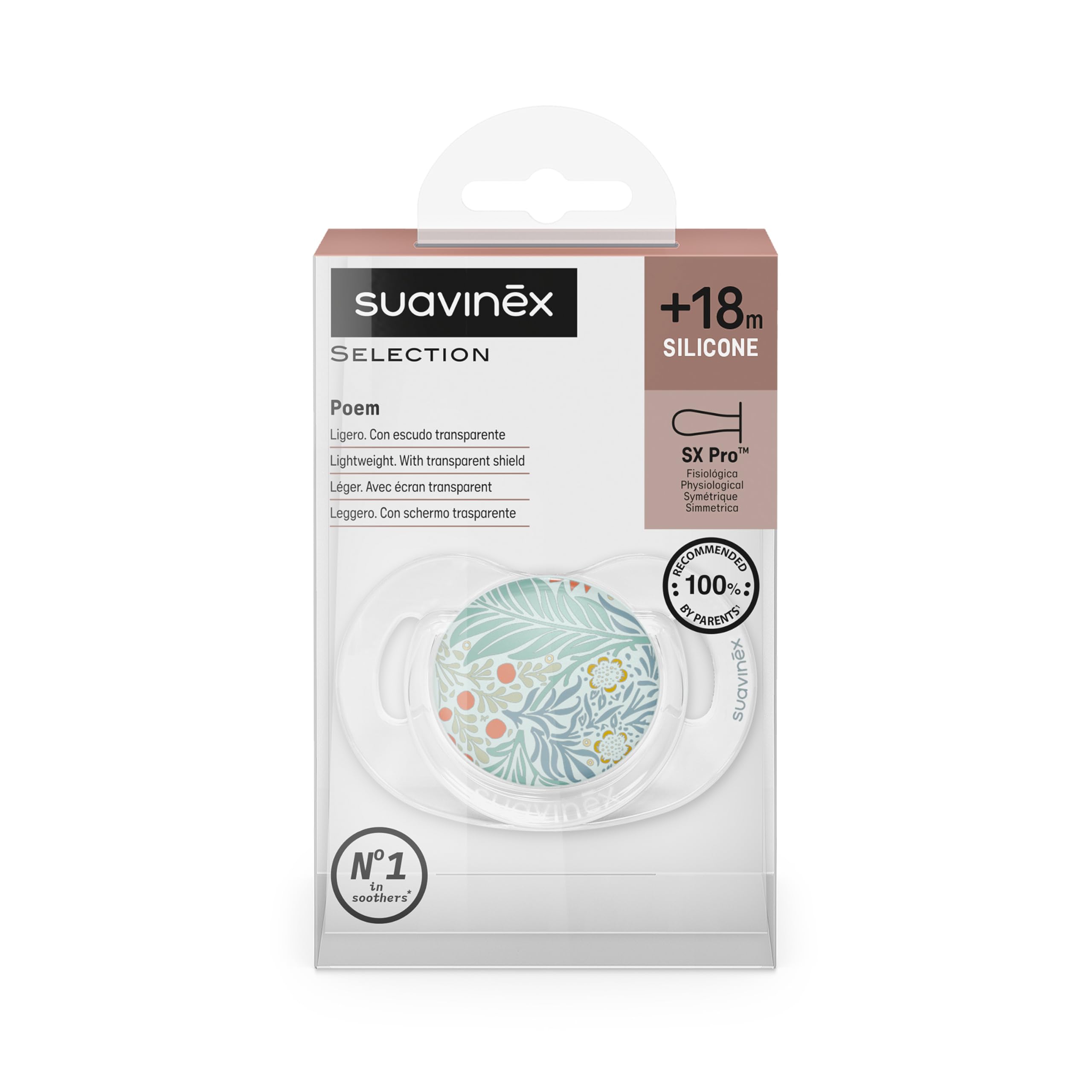 suavinex-poetry-ciuccio-silicone-sx-pro-18-mesi-con-anello-blu image 5