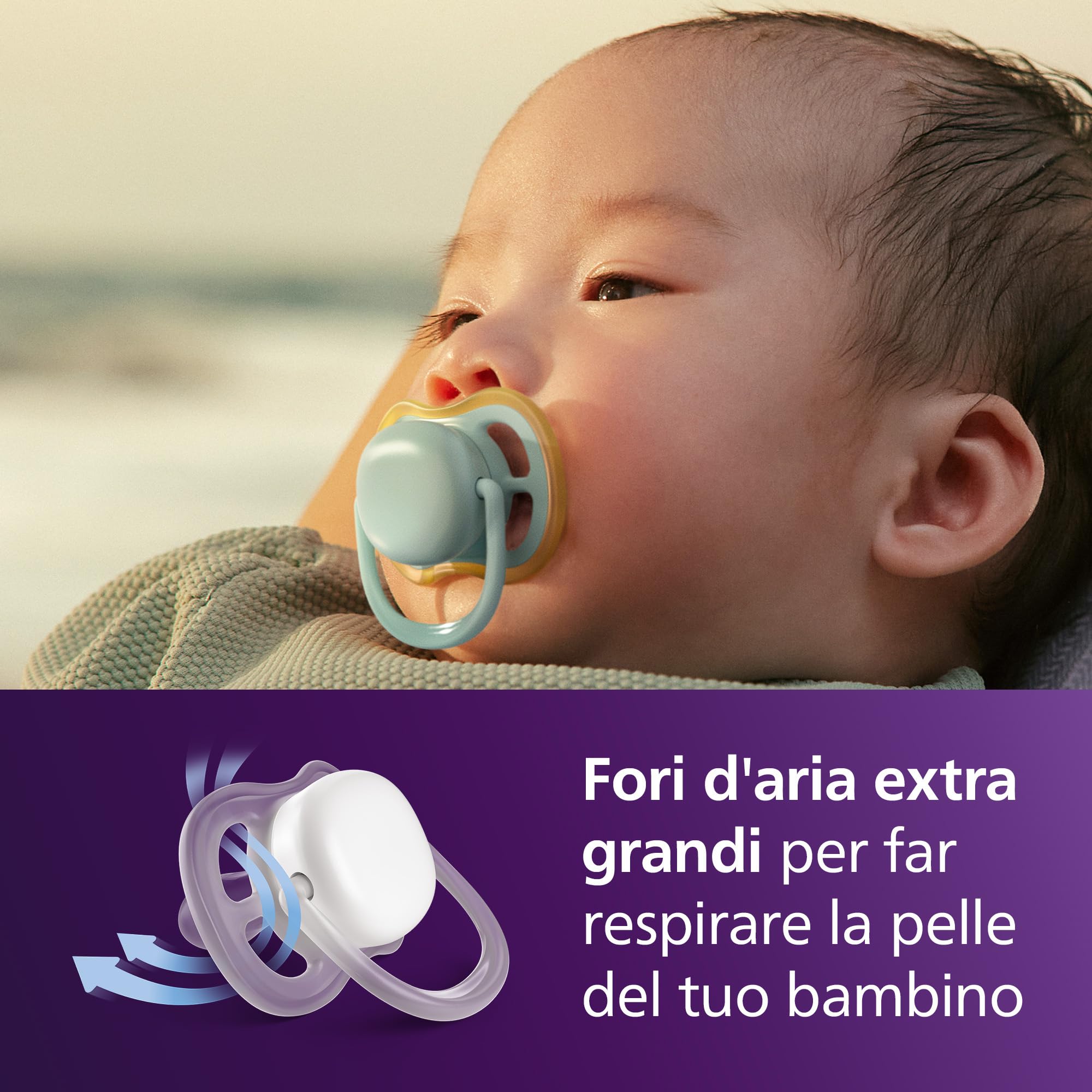 philips-avent-ultra-start-succhietto-0-6-mesi-silicone-ortodontico-2-pz-steriliz image 2