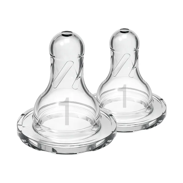 dr-brown-s-natural-flow-tettarella-silicone-livello-1-da-0m-2pz image 1