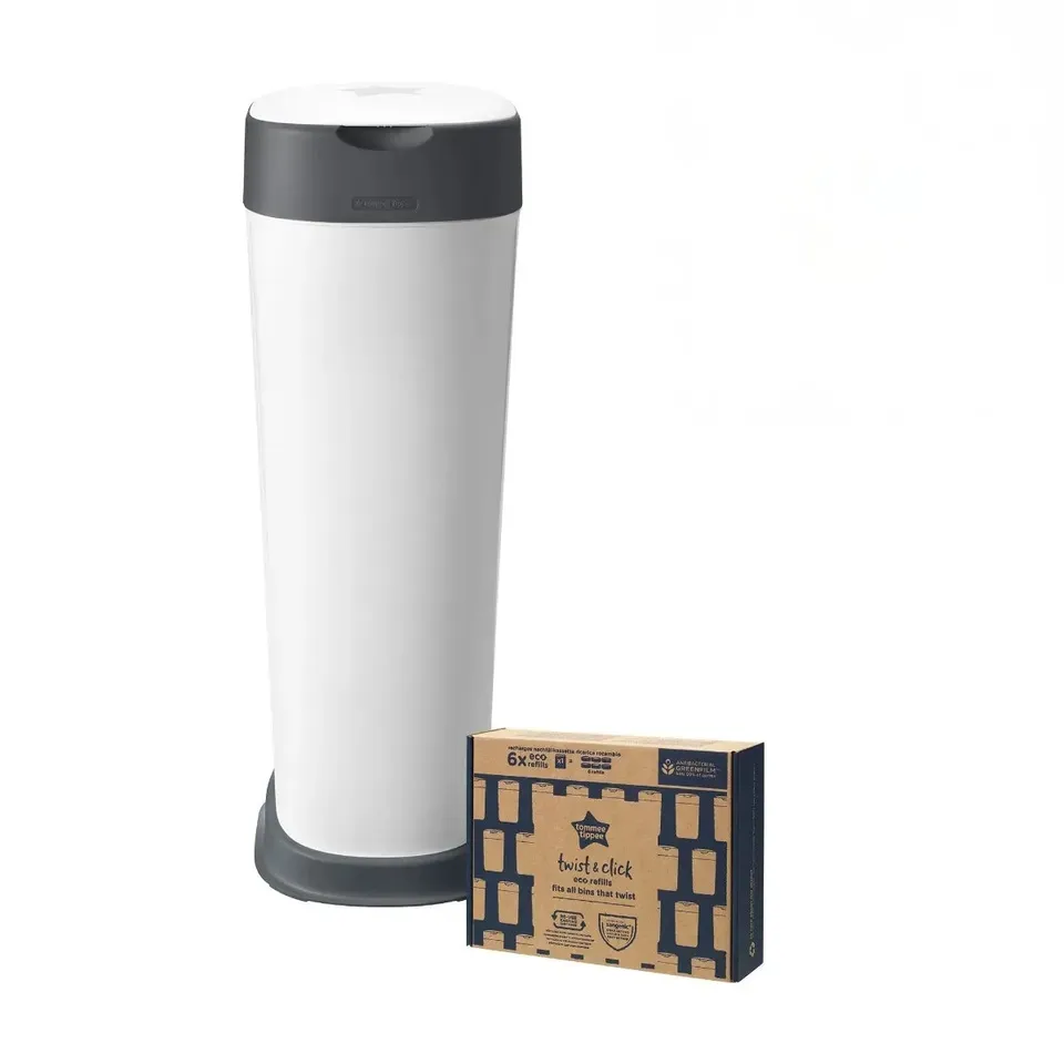tommee-tippee-xl-nappy-disposal-bin-6-ricariche-bundle image 1