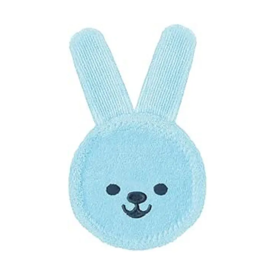 mam-oral-care-rabbit-massaggia-gengive-neonato-0-mesi-in-microfibra-azzurro image 1