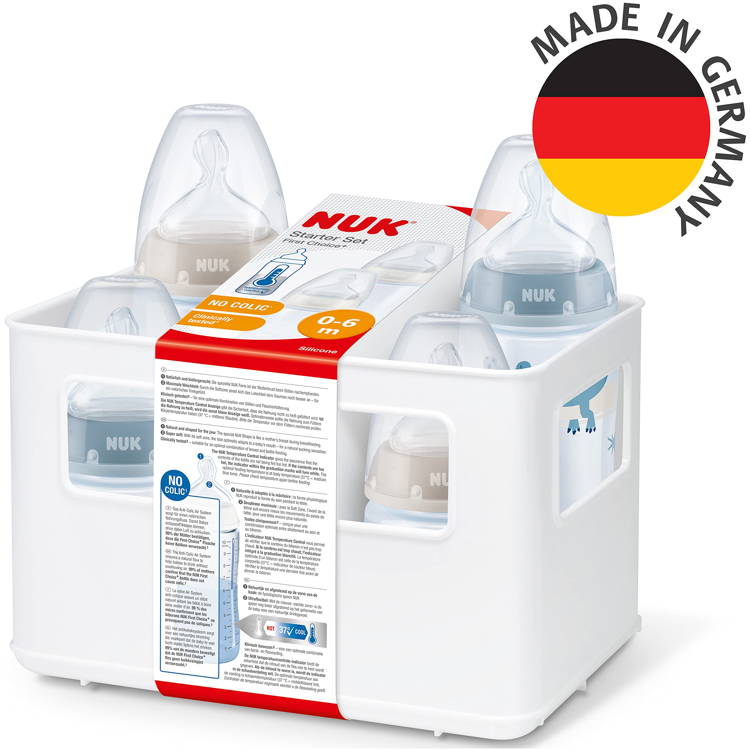 nuk-first-choice-starter-set-0-6-mesi-5pz-safari-con-box image 7