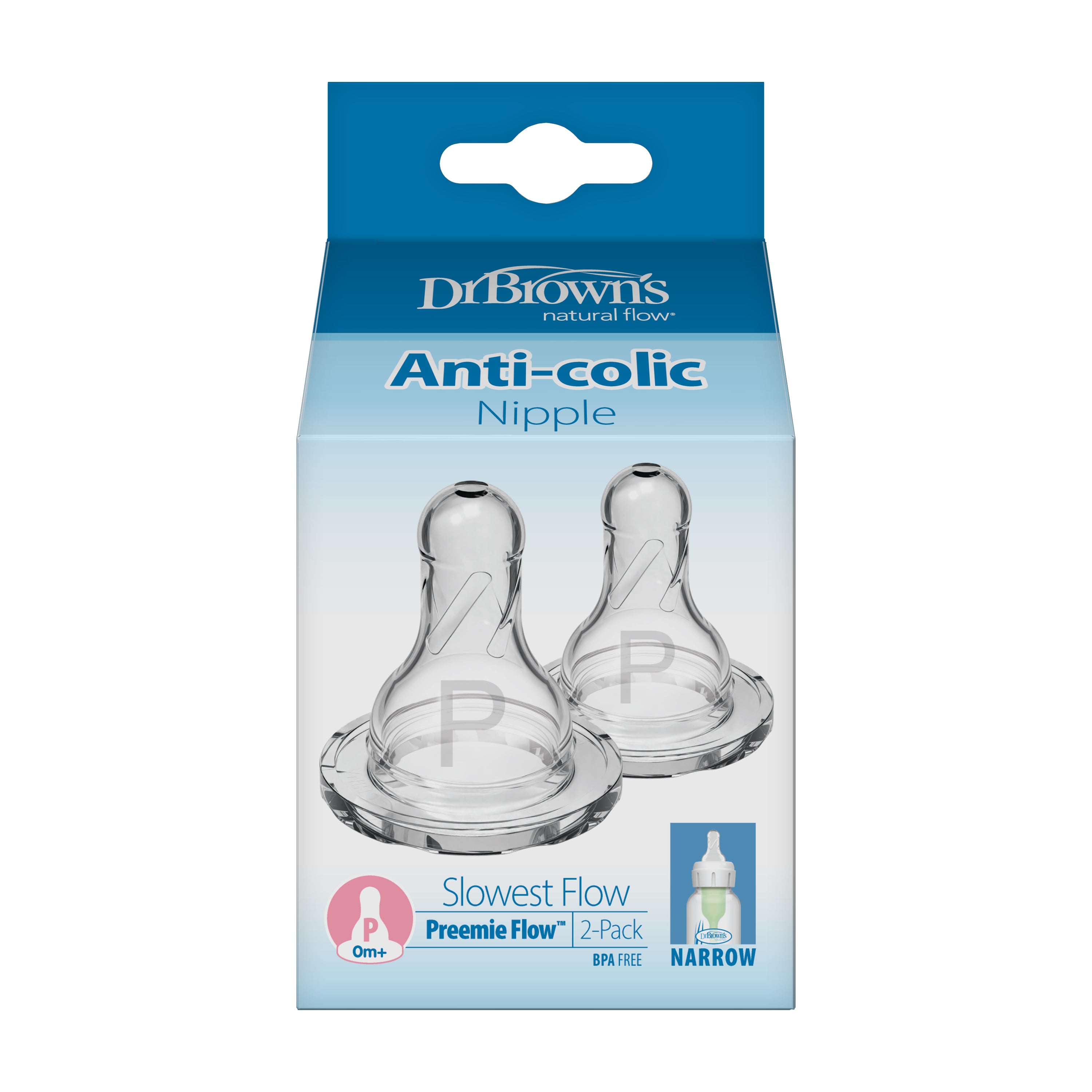 dr-brown-s-tettarella-silicone-collo-stretto-livello-prematuro-2-pack image 3