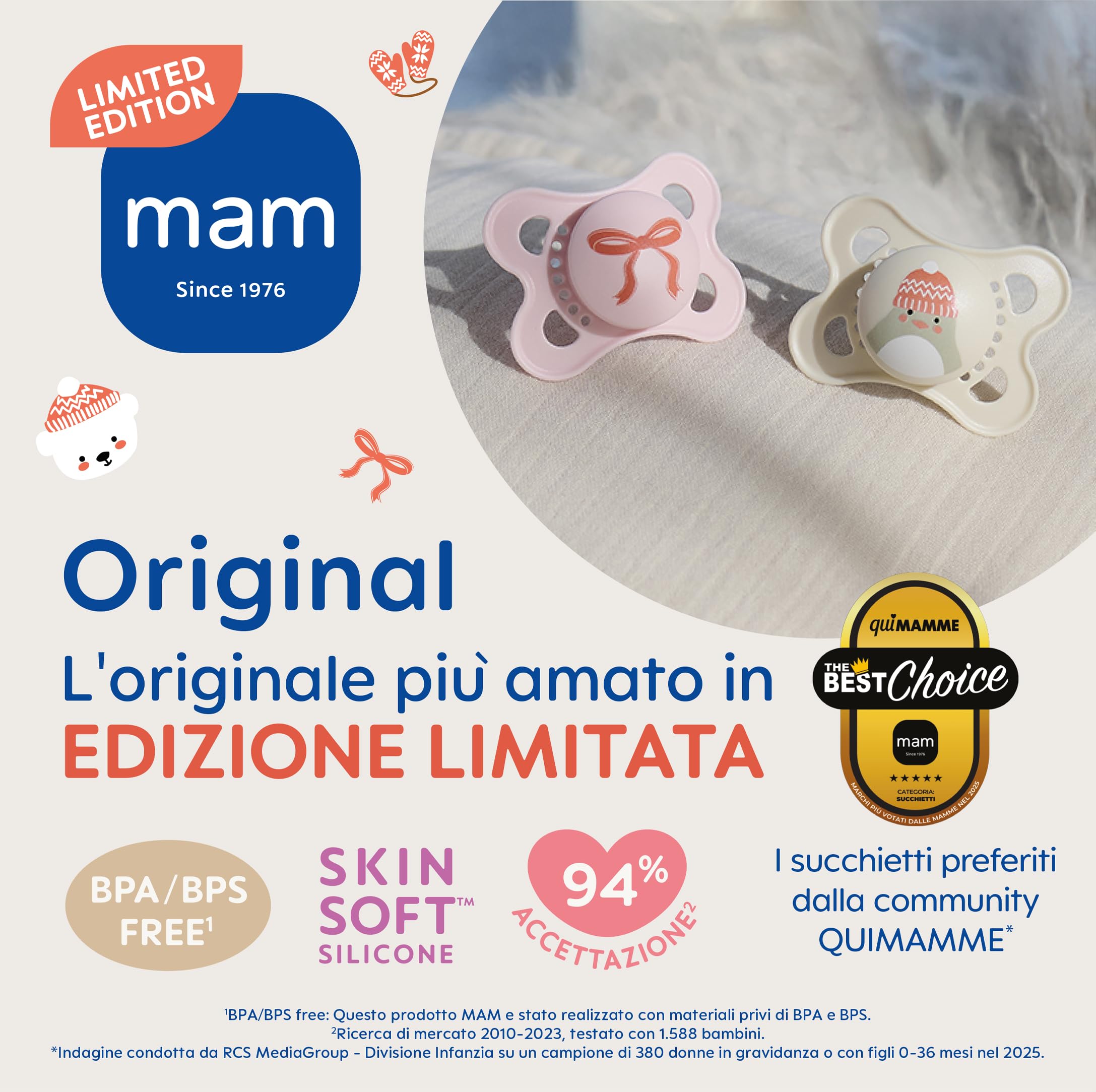mam-original-winter-limited-edition-succhietto-6-16-mesi-rosa-set-da-2-pz image 2