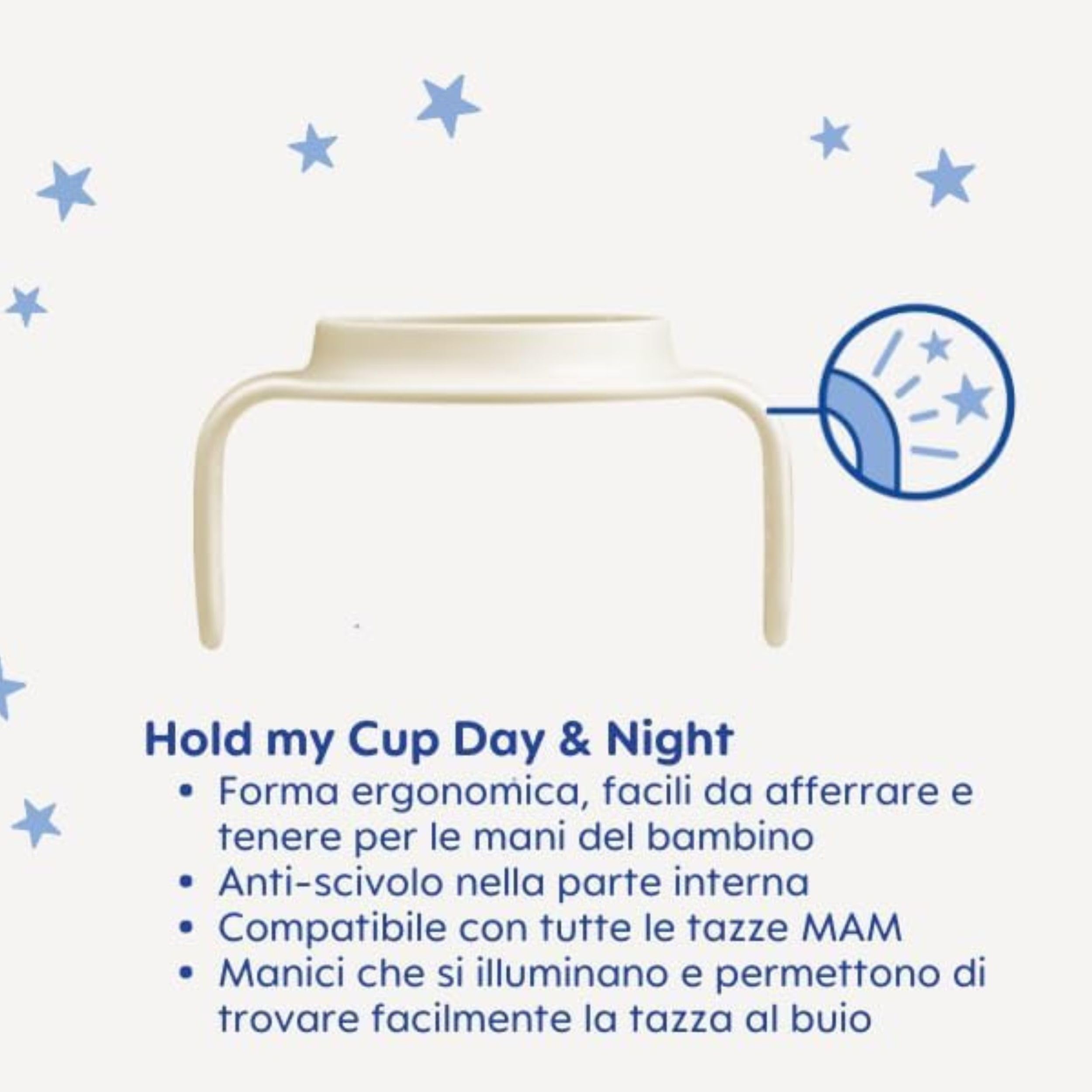 mam-trainer-night-220-ml-biberon-tazza-4-mesi-con-manici-fluorescenti-rosa image 4