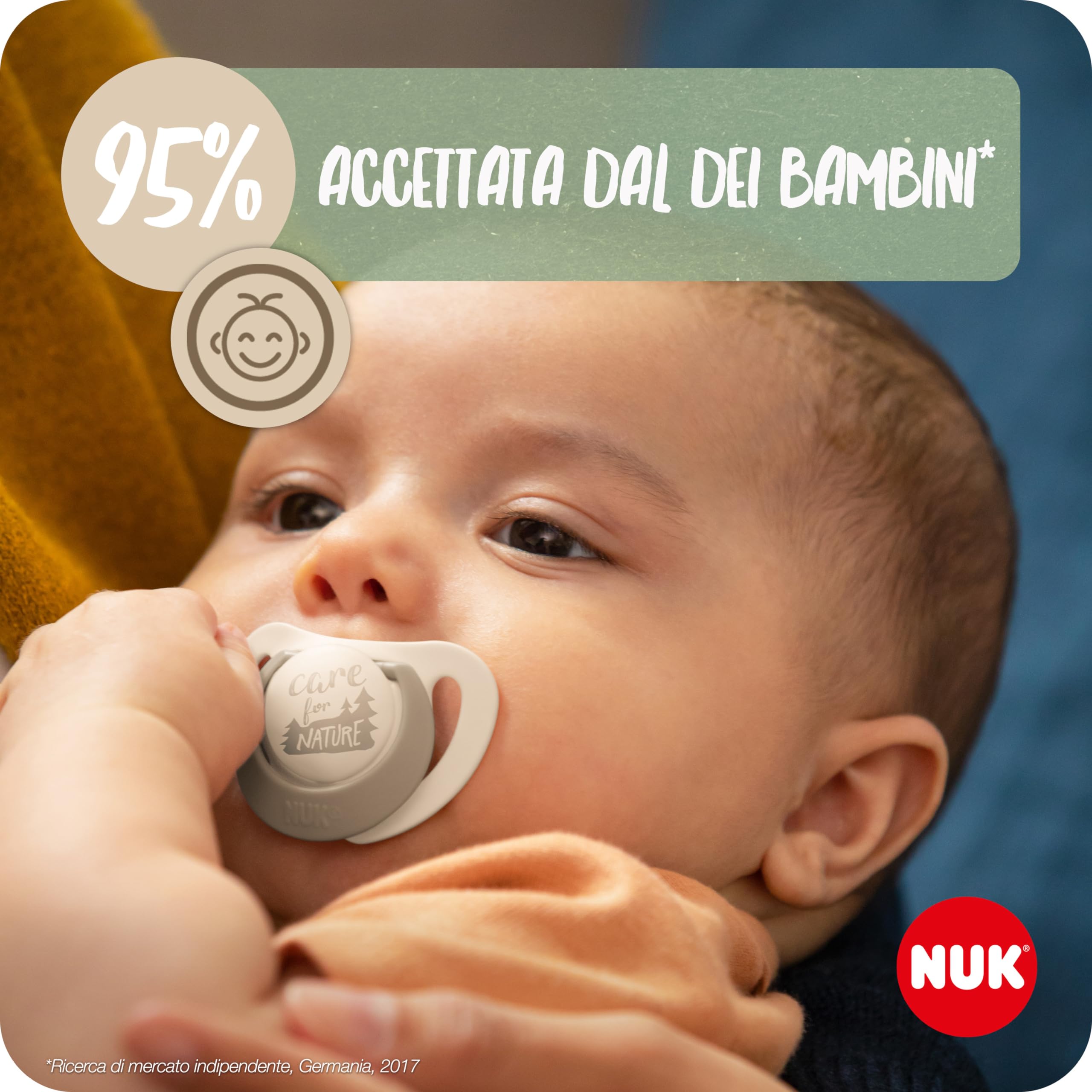 nuk-for-nature-ciuccio-6-18-mesi-in-silicone-sostenibile-100-materie-prime-natur image 4