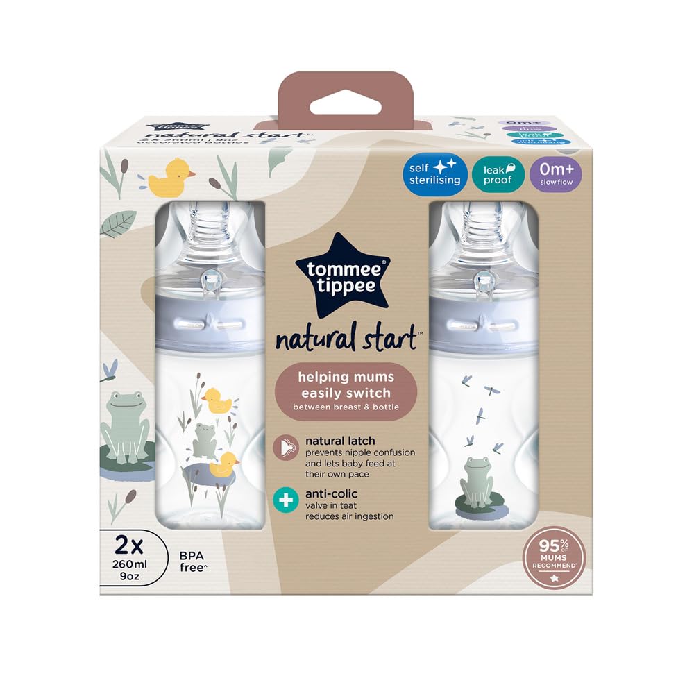 tommee-tippee-natural-start-260-ml-blu-ciano-set-2-biberon image 2