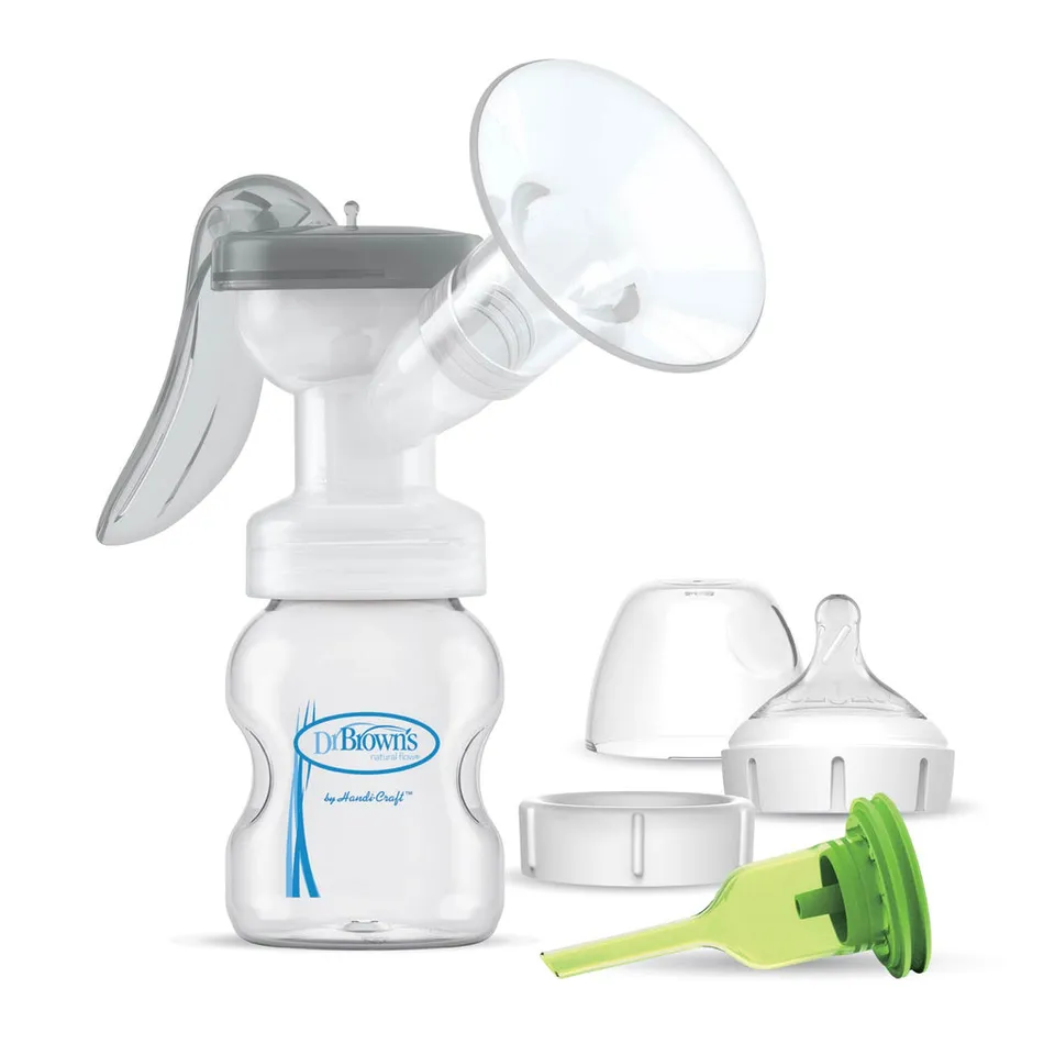 dr-brown-s-tiralatte-manuale-con-coppetta-softshape-silicone image 1