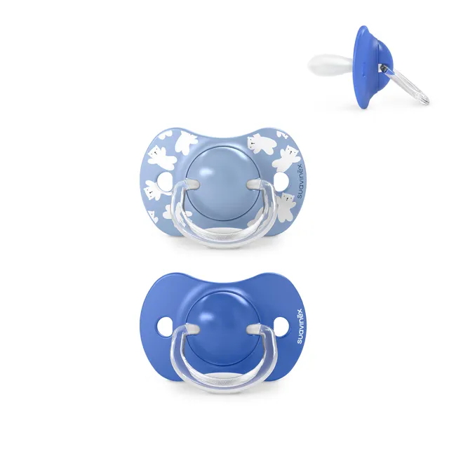 suavinex-sx-pro-succhietti-6-18-mesi-silicone-wild-free-blu-2pz image 1