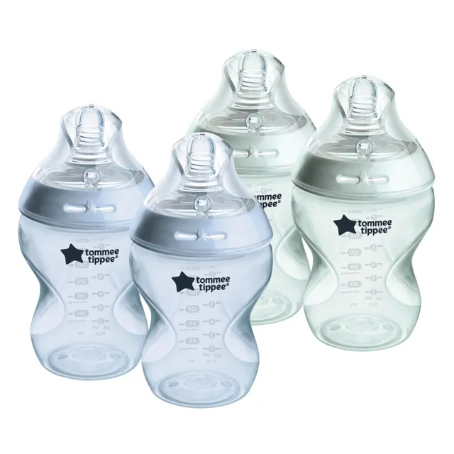 tommee-tippee-closer-to-nature-biberon-260-ml-blu-verde-4-pz image 1