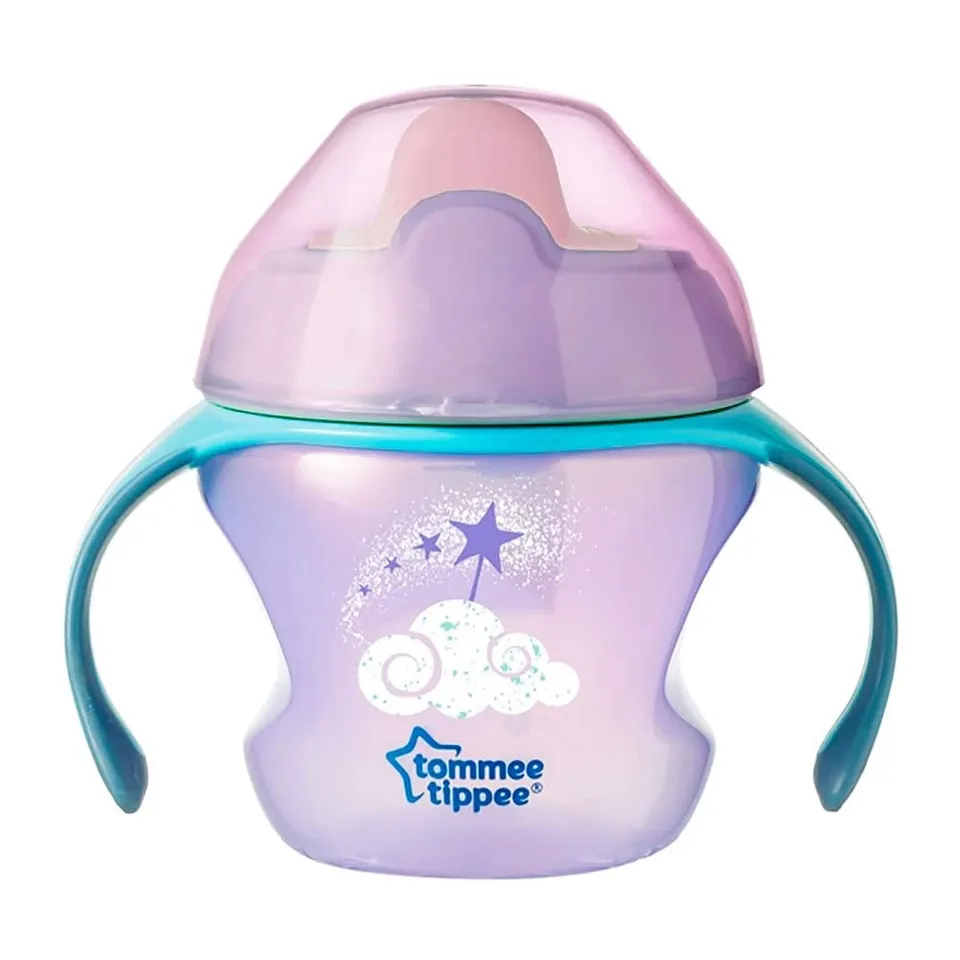 tommee-tippee-first-trainer-tazza-antigoccia-porpora image 1