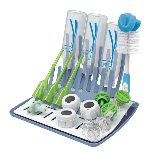 dr-brown-s-scolabiberon-pieghevole-salvaspazio-per-biberon-e-accessori image 1