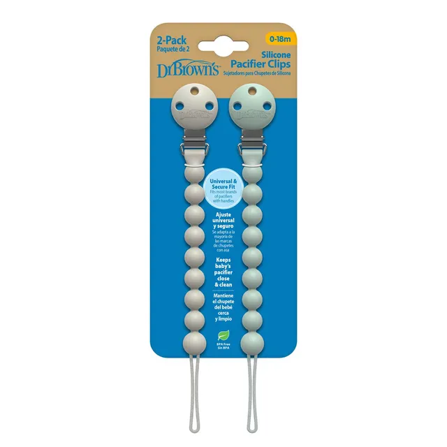 dr-brown-s-silicone-pacifier-clips-catenella-ciuccio-in-silicone image 1