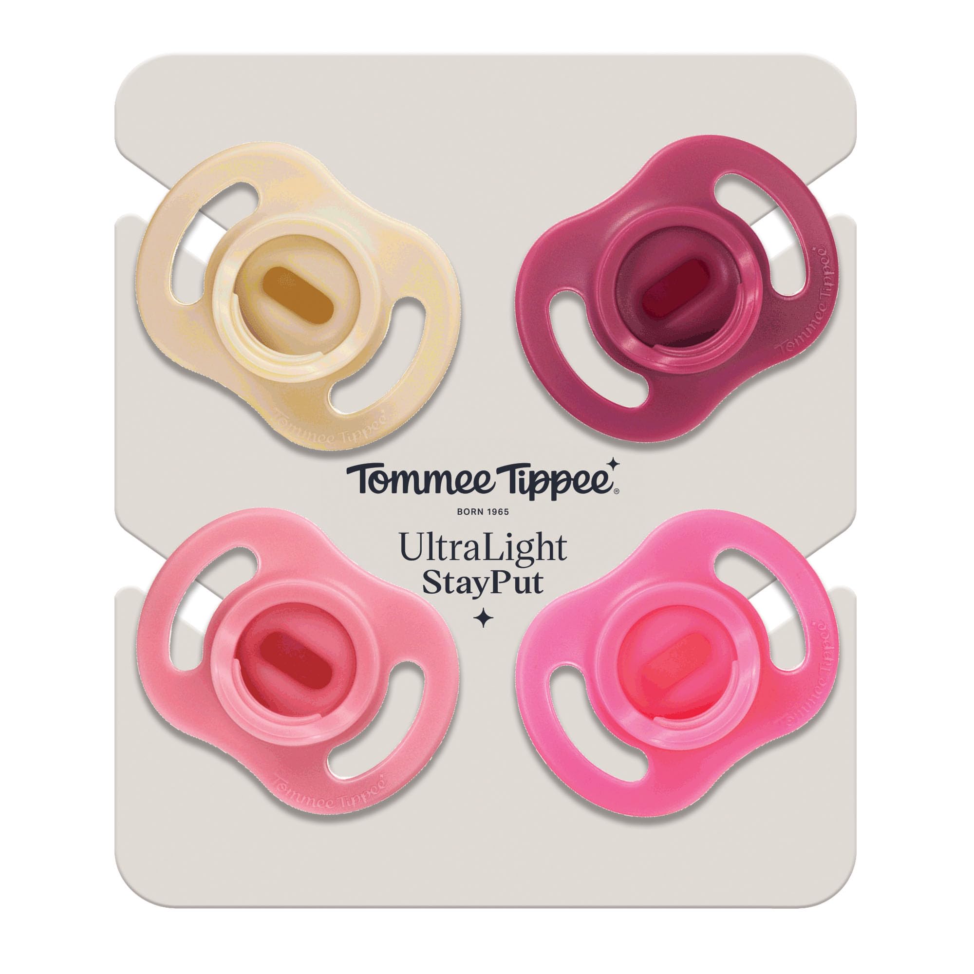 tommee-tippee-ultra-light-stayput-ciuccio-6-18-mesi-silicone-x4 image 2