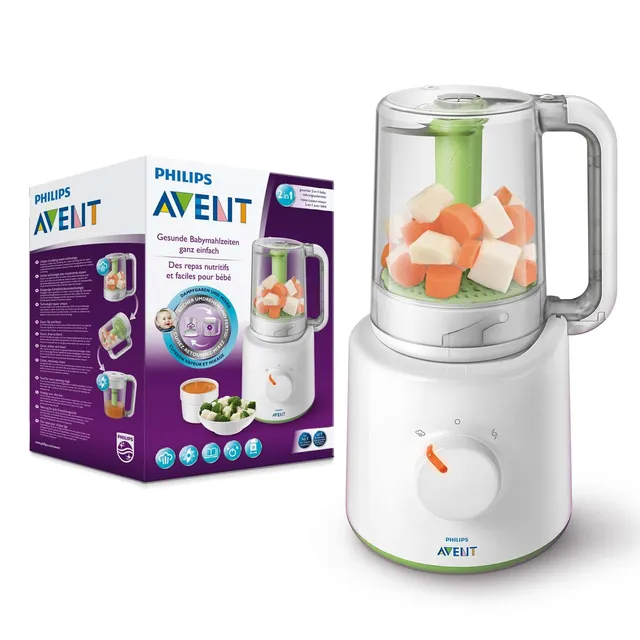 philips-avent-scf870-20-easypappa-cuocipappa-2-in-1-cuoci-a-vapore-e-frulla image 1