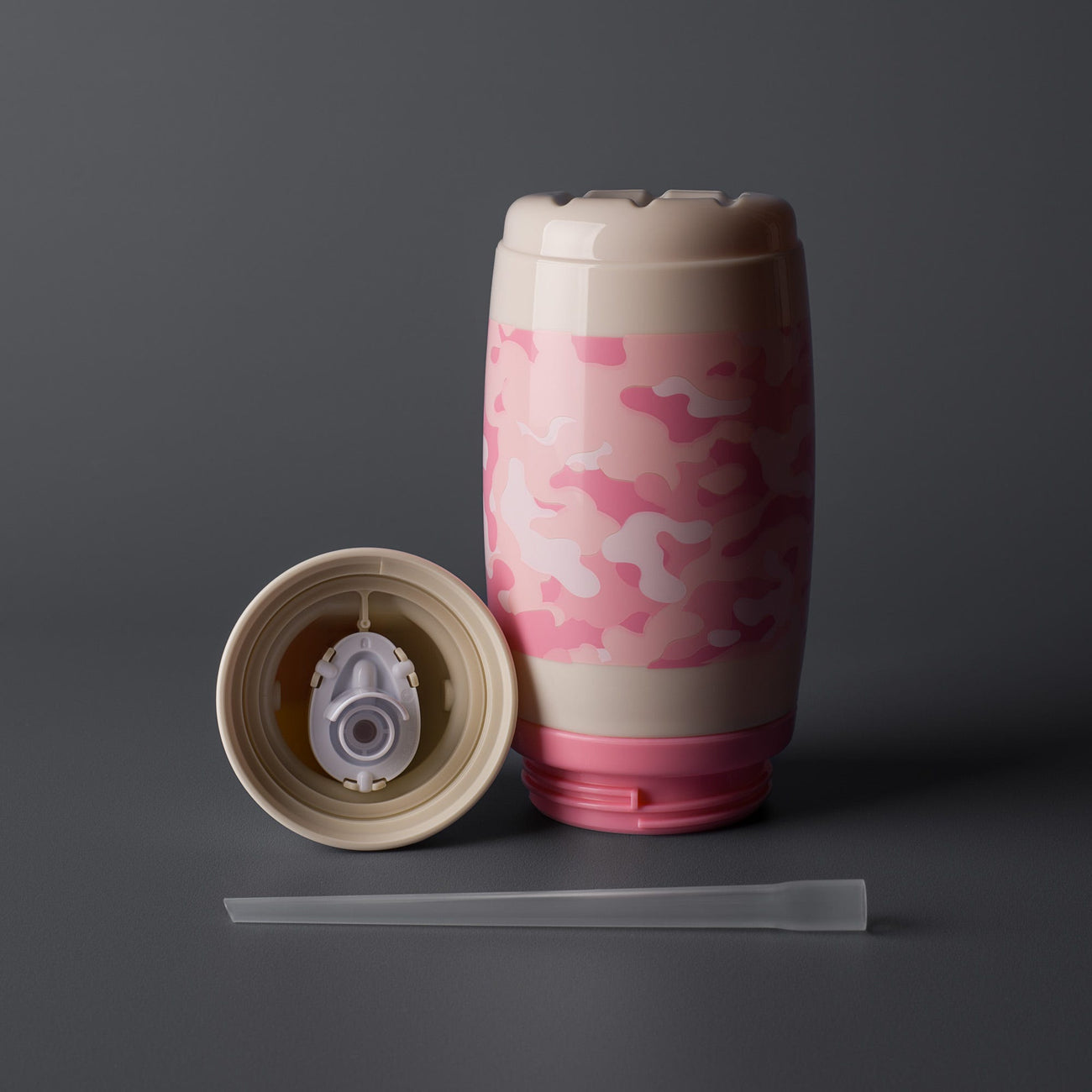tommee-tippee-tazza-con-cannuccia-termica-pink-camo-12m image 7
