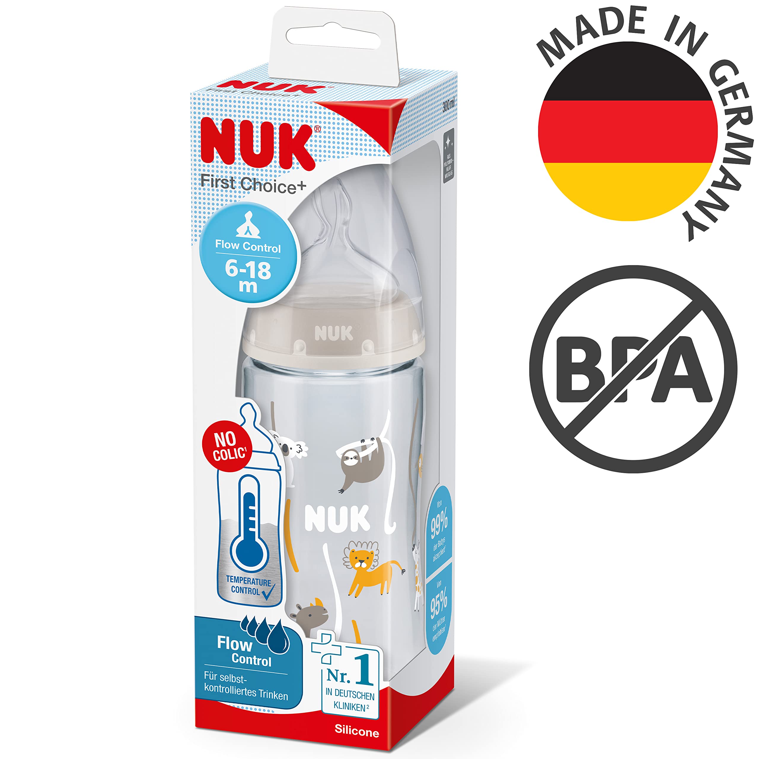 nuk-first-choice-biberon-300-ml-6-18-mesi-tettarella-y-in-silicone-safari-blu image 7